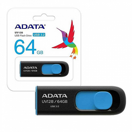 A DATA 64GB 3.1 AUV128-64G-RBE crno plavi