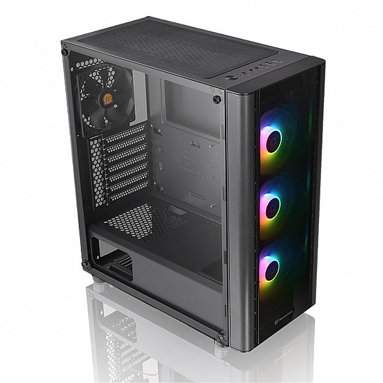 Thermaltake kućište V250 TG ARGB, Black, Win, SPCC, Temp. Glass, 120mm ARGB, bez PSU