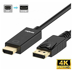 Kabl Displayport - HDMI 4K 3m DP2H-K3M, 4K30