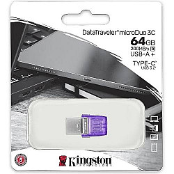 KINGSTON USB memorija DTDUO3CG3, 64GB, DT microDuo, 3.2