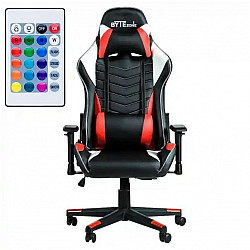 ByteZone gaming stolica WINNER crno, crvena LED