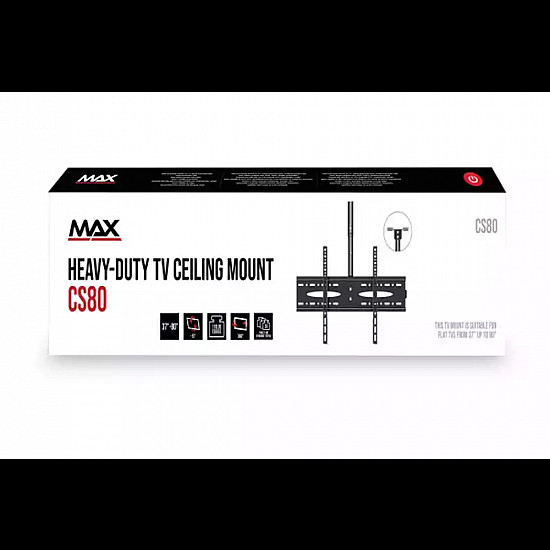 MAX nosač za TV plafonski CS80 37-80, tilt, 50kg