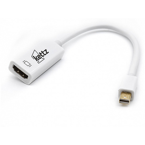 Kettz adapter konverter Mini Displayport - HDMI M, F MDP2H-K10 1080p