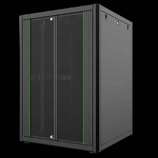 Mirsan 22U, 19 rek orman stojeći 800mmx800mmx1164mm crni
