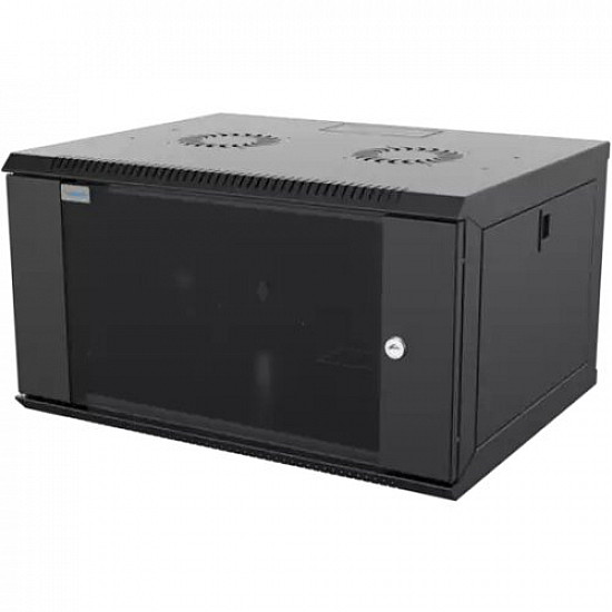 Mirsan 6U, 19 rek orman nazidni WTC06U45MN 565mmx450mmx310mm Crni
