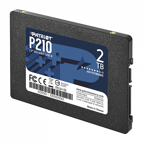 Patriot SSD 2.5 SATA3 2TB P210 520MBS, 430MBS P210S2TB25