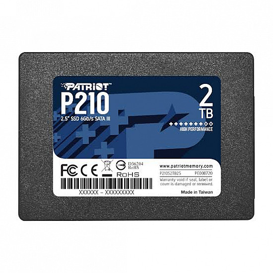 Patriot SSD 2.5 SATA3 2TB P210 520MBS, 430MBS P210S2TB25