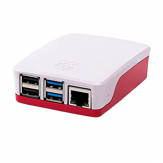 Raspberry kućište za Pi 4 crveno belo