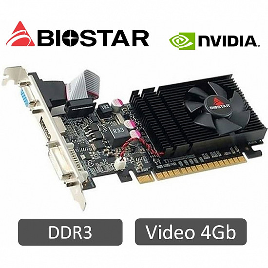 Biostar GT730 4GB GDDR3 128 bit DVI, VGA, HDMI