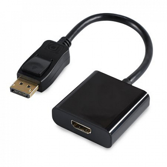 E-GREEN Adapter DisplayPort (M) - HDMI (F) crni