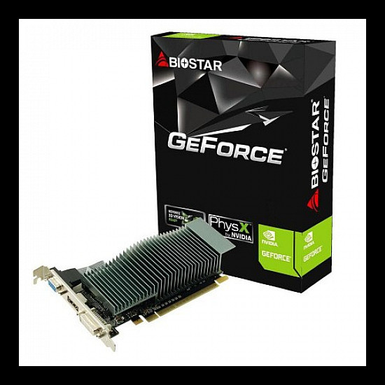 Biostar graficka karta G210 1GB GDDR3 64 bit DVI, VGA, HDMI