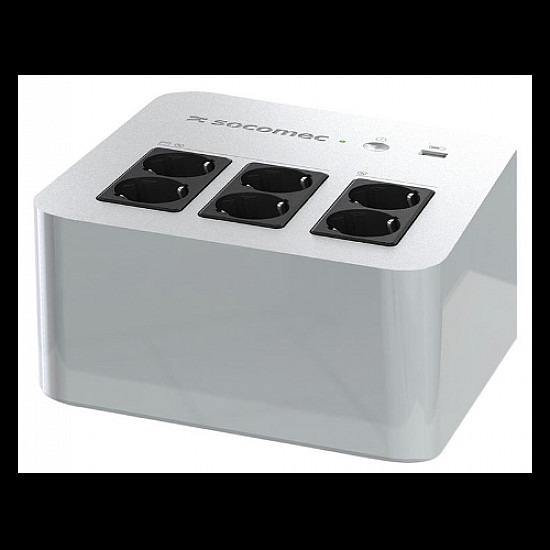 Socomec UPS NeTYS PL 800VA, 480W 230V 50, 60Hz Step wave, 4+2 šuko izlaz, 1xUSB, Beli