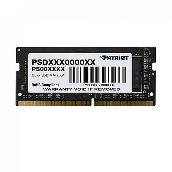 PATRIOT 8GB SODIMM DDR4, 2666MHz, Signature, PSD48G266681S