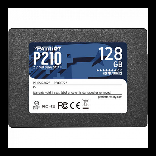 Patriot SSD 2.5 SATA3 128GB P210 450MBs, 430MBs P210S128G25 Patriot SSD 2.5 SATA3 128GB P210 450MBs, 430MBs P210S128G25