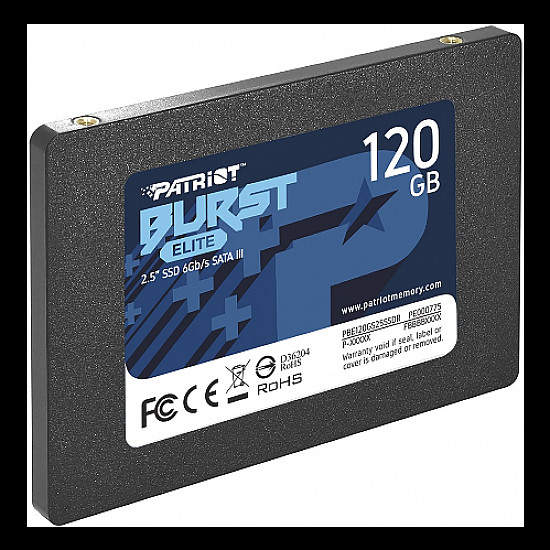 Patriot SSD 2.5 SATA3 6Gb, s 120GB Burst Elite 450MBs, 320MBs PBE120GS25SSDR