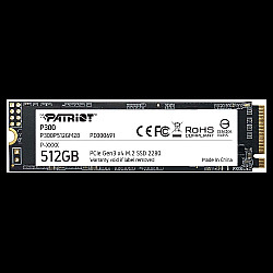 Patriot SSD M.2 NVMe 512GB P300 1700MBs, 1100MBs P300P512GM28