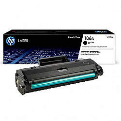 HP 106A Black Original Laser Toner Cartridge   (W1106A)